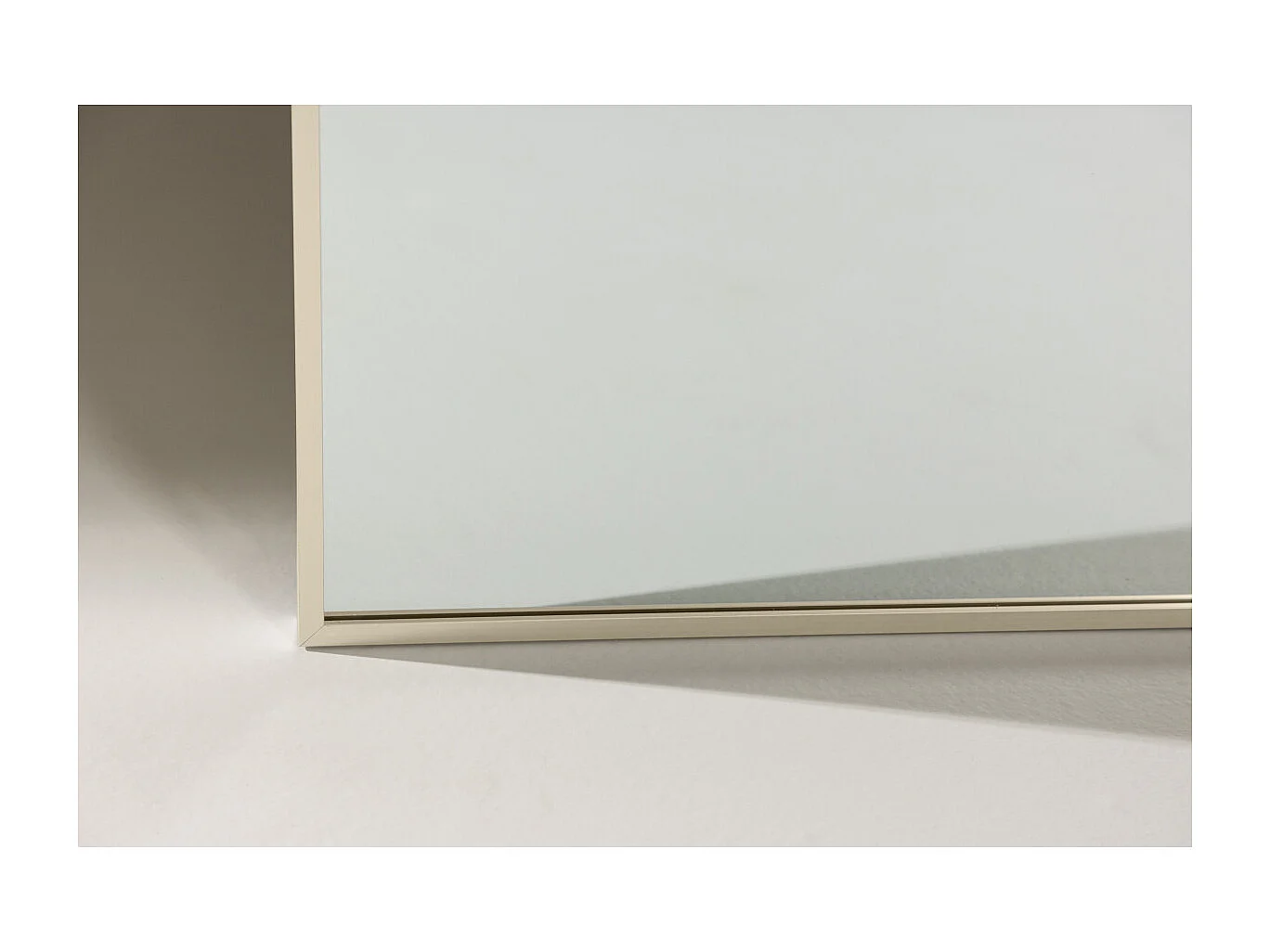Miroir XL Design "Orlando" 190cm Beige