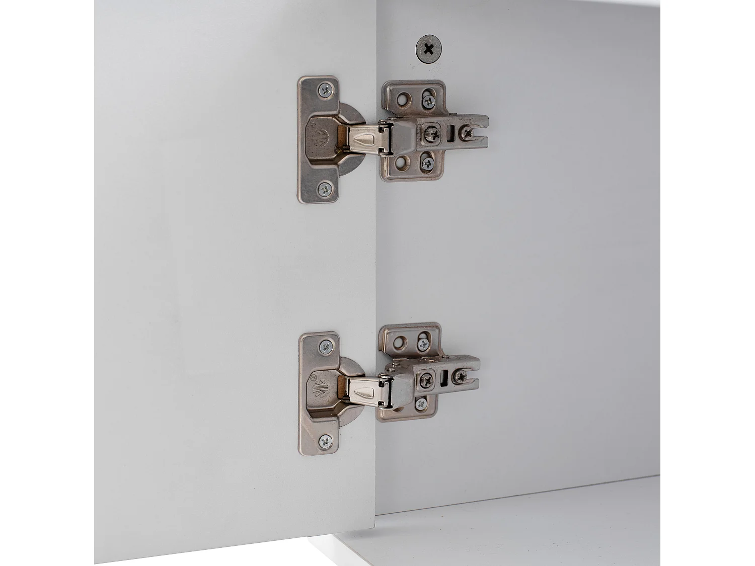 Bohemian TV-meubel met 2 deuren en 2 lades - 200 x 40 x 51 cm - Spaanplaat - voor eetkamer - Wit