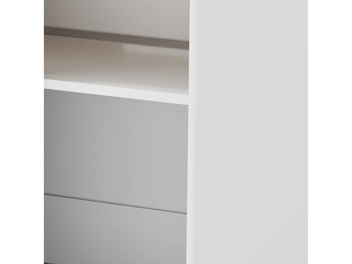 Mobilna wyspa kuchenna z 2 drzwiami przesuwnymi, 1 szufladą i regałem na wino - rozkładany blat - 112x46/69x91 cm - MDF - biały