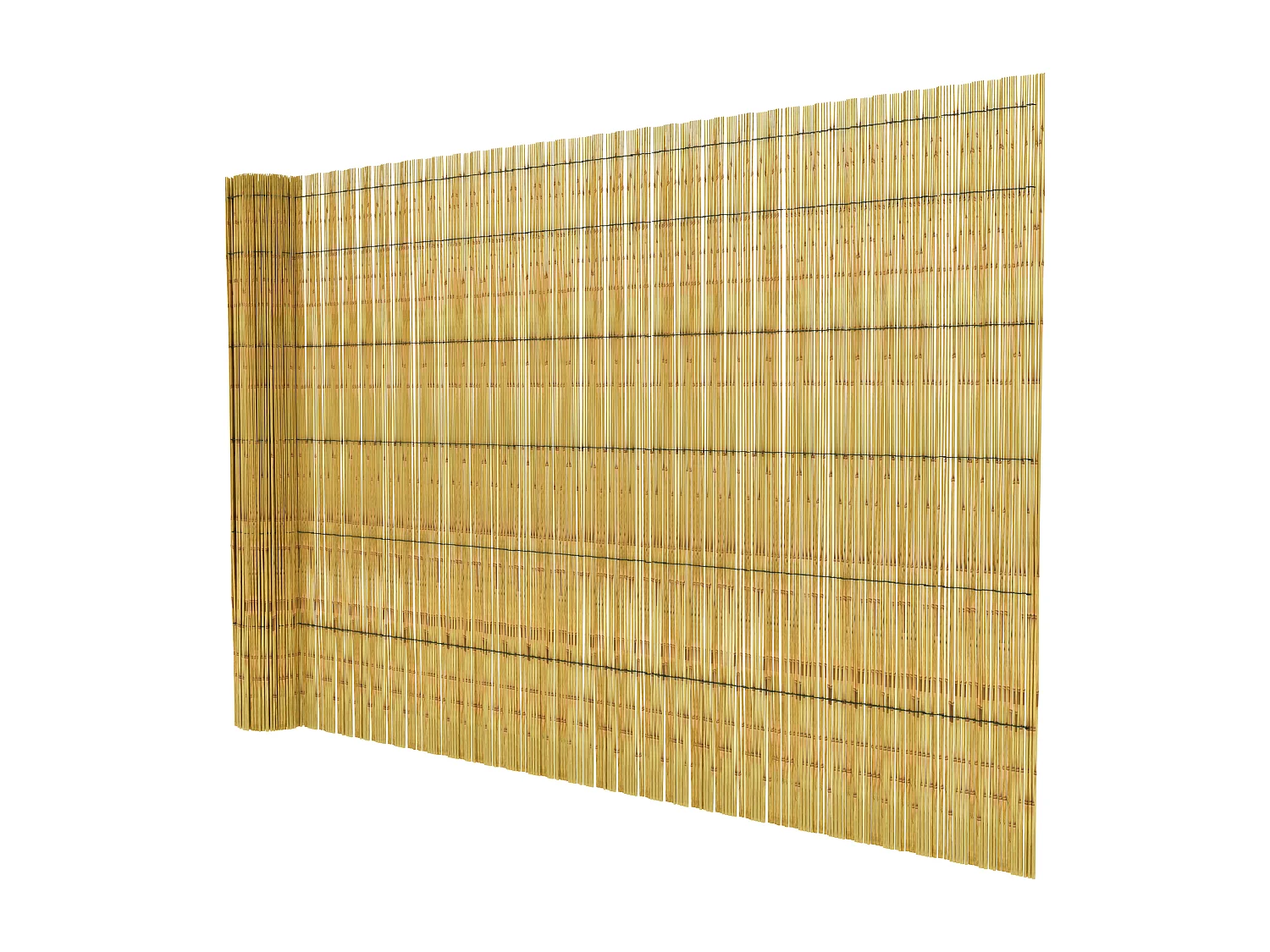 Arella In Canna Cannette In Bamboo Pelato Bambù Naturale Da 5 mm Arelle Canniccio Decorativo Recinzione Stuoia Ombreggiante Frangivista 1.5 x 5 M