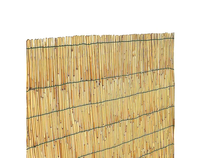 Arella In Canna Cannette In Bamboo Pelato Bambù Naturale Da 5 mm Arelle Canniccio Decorativo Recinzione Stuoia Ombreggiante Frangivista 1.2 x 3 M