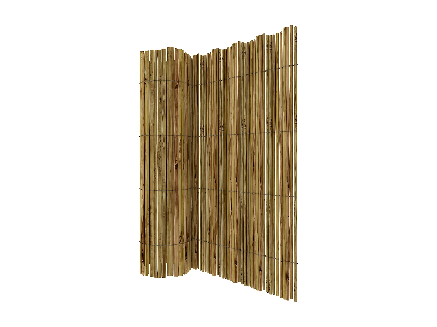 Arella In Canna Cannette In Bamboo Spaccato Bambù Naturale Da 10 / 15 Mm Recinzione Giardino Ringhiera Balcone Terrazza Piscina Ombreggiante Frangivista 2 x 3 M