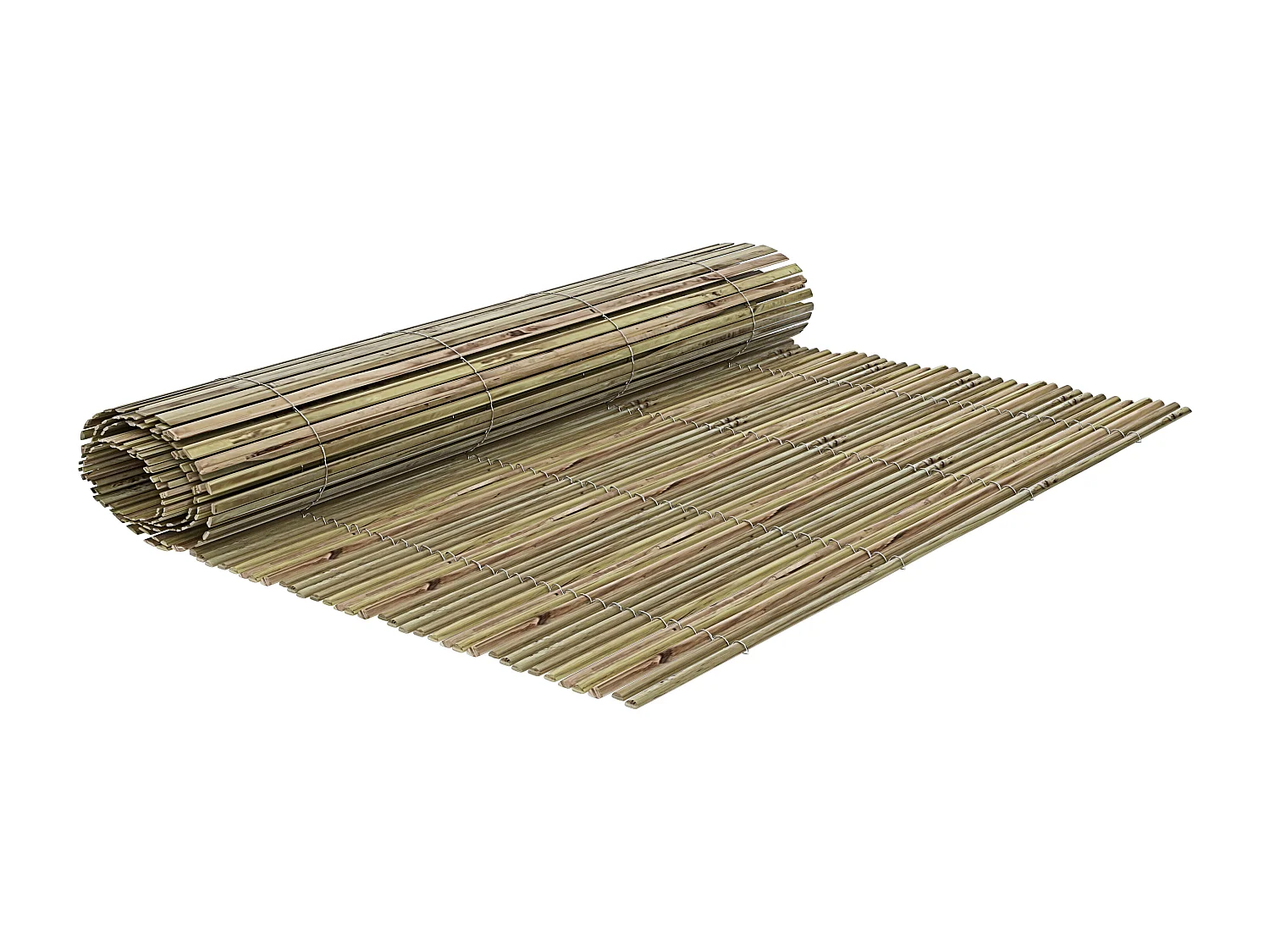 Arella In Canna Cannette In Bamboo Spaccato Bambù Naturale Da 10 / 15 Mm Recinzione Giardino Ringhiera Balcone Terrazza Piscina Ombreggiante Frangivista 2 x 3 M