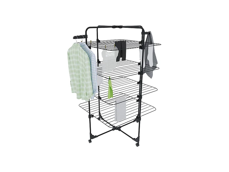 Thonis - Stendibiancheria Verticale nero opaco