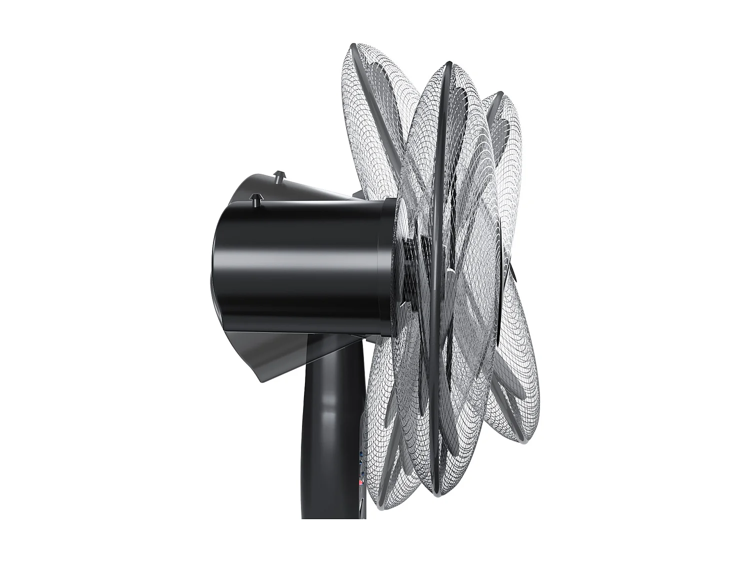 Ventilatore A Piantana Potente Da 50W Pale Da 40 Cm Silenzioso Timer 7 Ore 3 Velocit\u00e0 Oscillante Altezza Inclinazione Regolabili E Telecomando