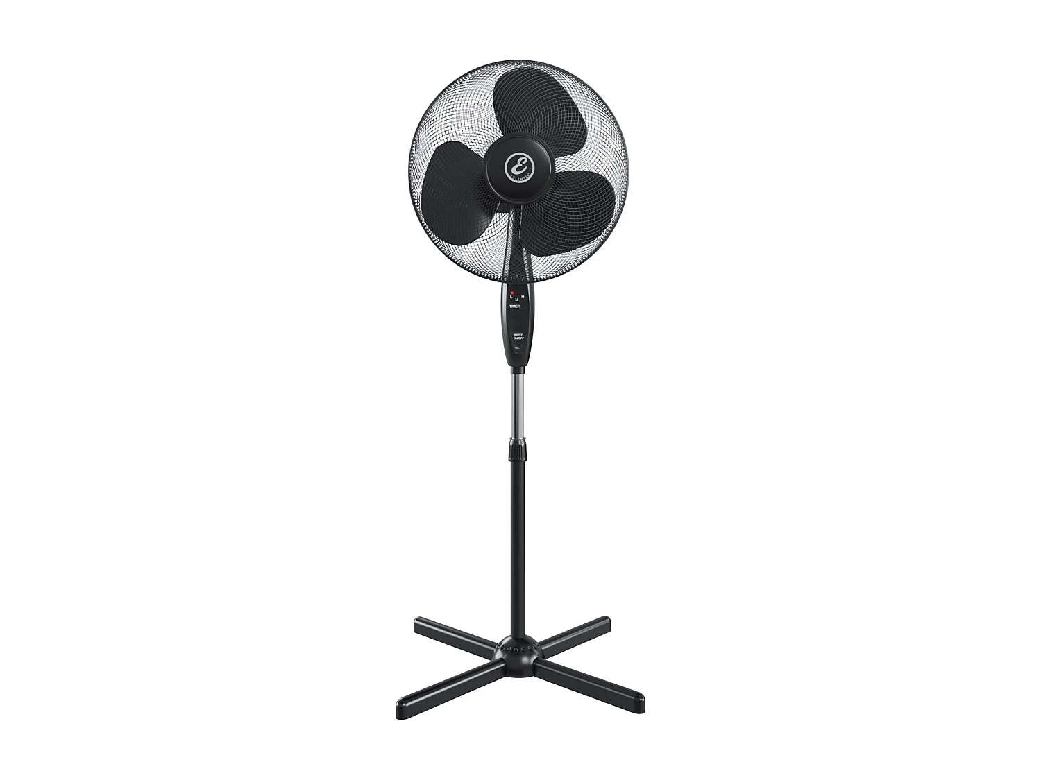 Ventilatore A Piantana Potente Da 50W Pale Da 40 Cm Silenzioso Timer 7 Ore 3 Velocit\u00e0 Oscillante Altezza Inclinazione Regolabili E Telecomando