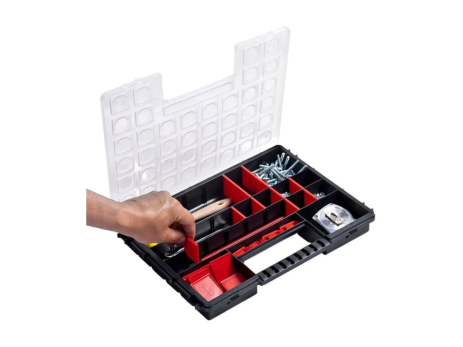 Cajas surtidas 5 piezas 385 x 283 x 50 mm Plástico 02_0003229