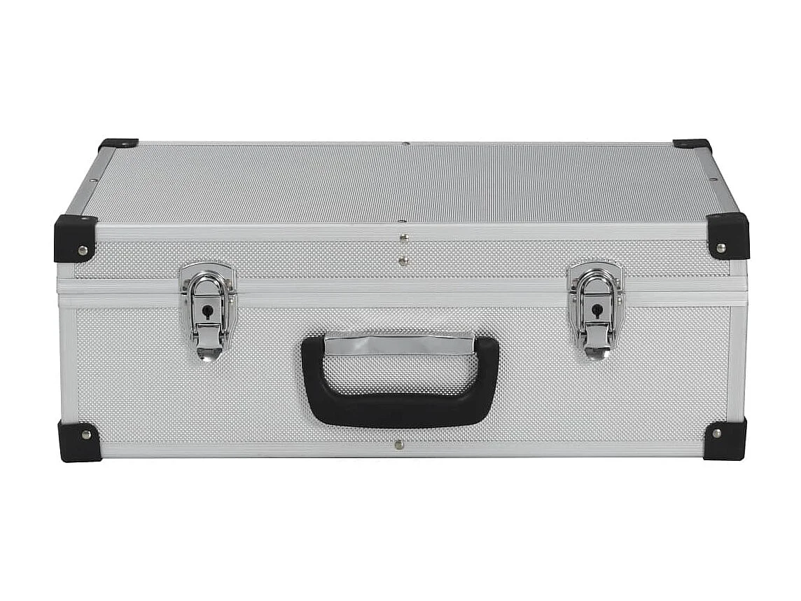 Valise à outils boîte argenté 46 x 33 x 16 cm 02_0003268