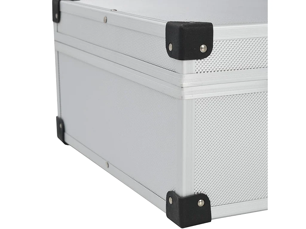 Valise à outils boîte argenté 46 x 33 x 16 cm 02_0003268