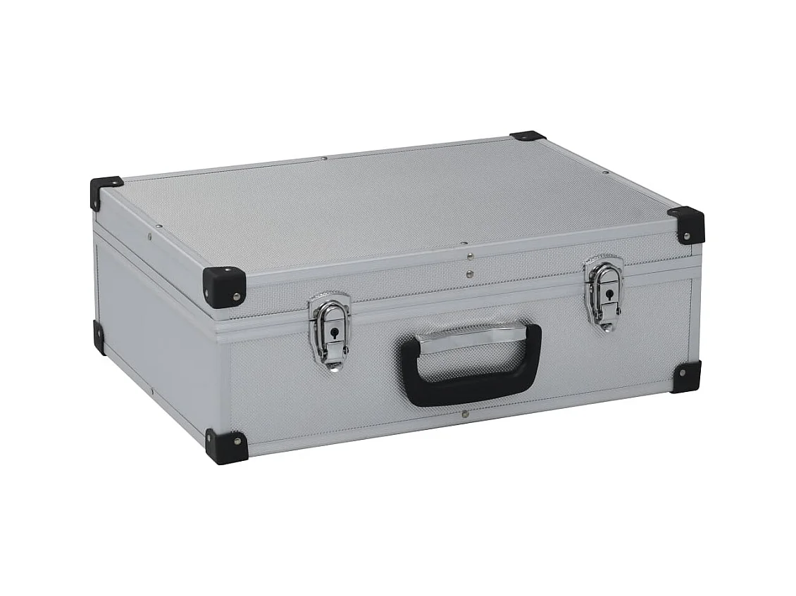 Caixa de ferramentas caixa de ferramentas caixa de ferramentas carrinho de ferramentas armazenamento portátil arquivos 46 cm prata 02_0003268