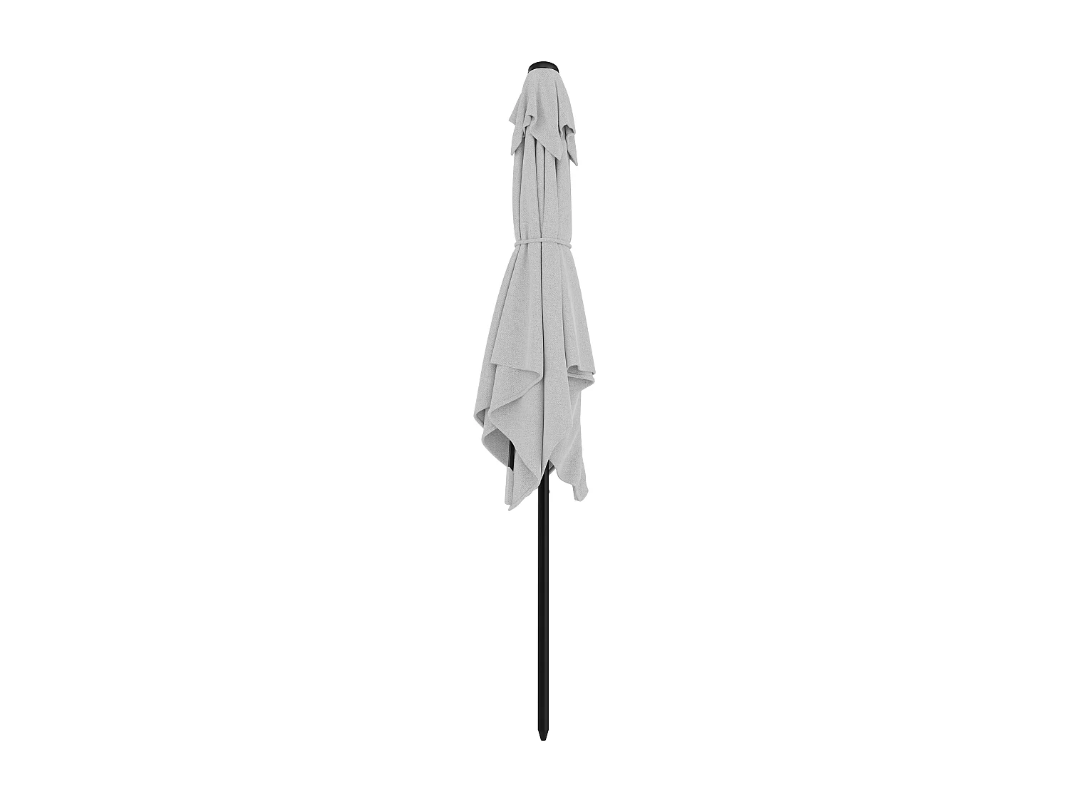 Ombrellone Rettangolare 3 x 2 M Da Giardino Parasole Per Balcone Apertura A Manovella Anti UV Idrorepellente Mare Spiaggia Piscina Terrazzo Design Bahamas Bianco