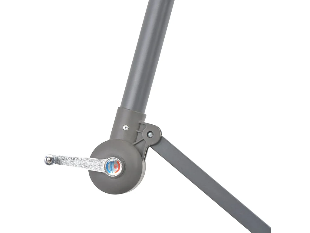 Sombrilla voladiza para muebles de jardín con poste de aluminio 300 cm antracita 02_0008649
