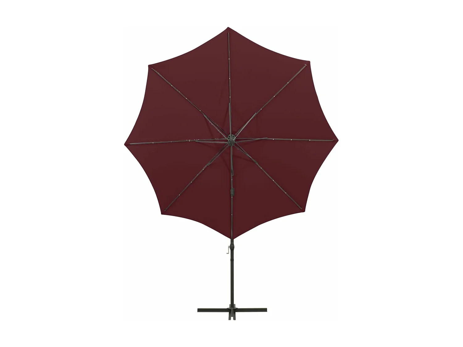 Parasol meuble de jardin bordeaux 300 x 300 x 255 cm 02_0008528