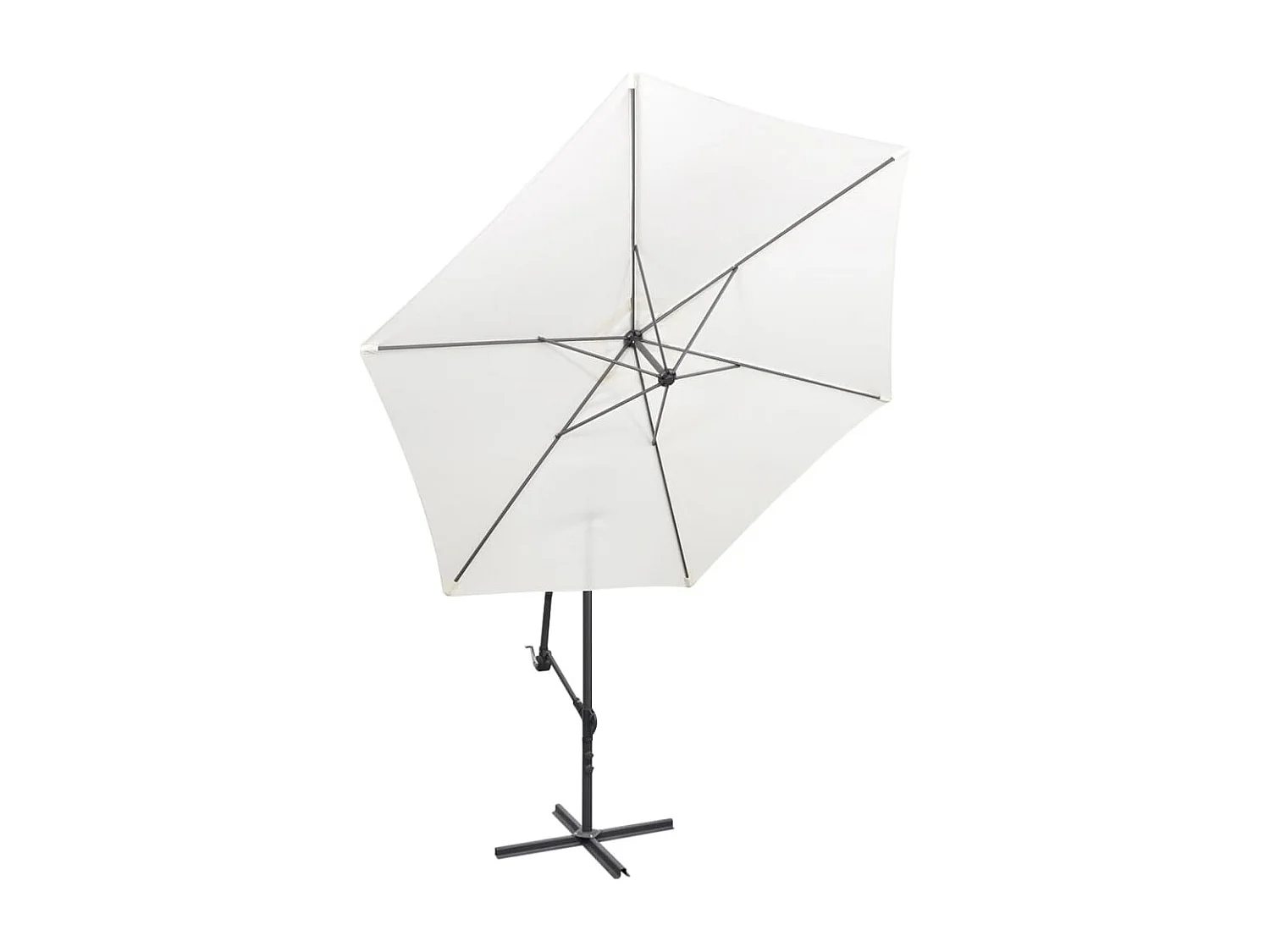 Parasol meuble de jardin blanche 3 x 3 x 2.48 cm 02_0008598