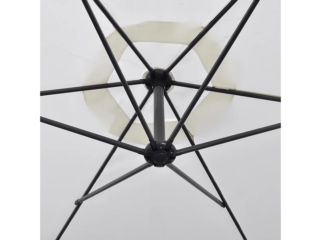 Parasol meuble de jardin blanche 3 x 3 x 2.48 cm 02_0008598