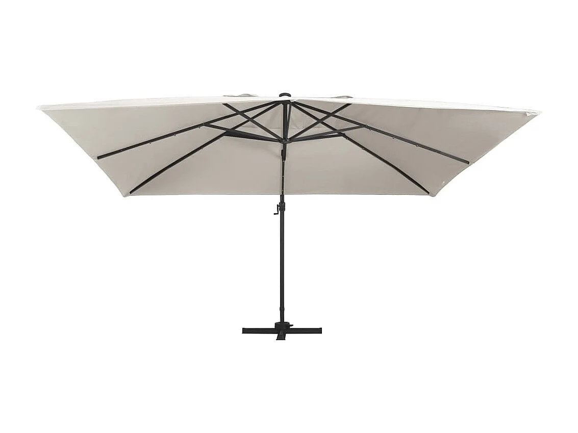 Parasol déporté avec lumières aluminium 400 x 300 x 268 cm 02_0008451