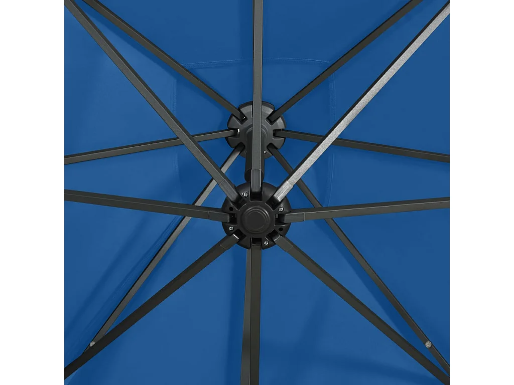 Parasol meuble de jardin bleue 250 x 250 x 230 cm 02_0008518
