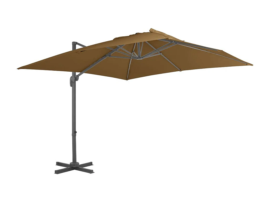 Parasol meuble de jardin aluminium 300 x 300 x 258 cm 02_0008616