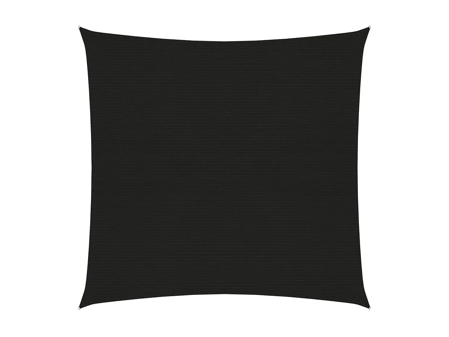 Vela ombreggiante 160 g/m² nero 7 x 7 m HDPE 02_0009227