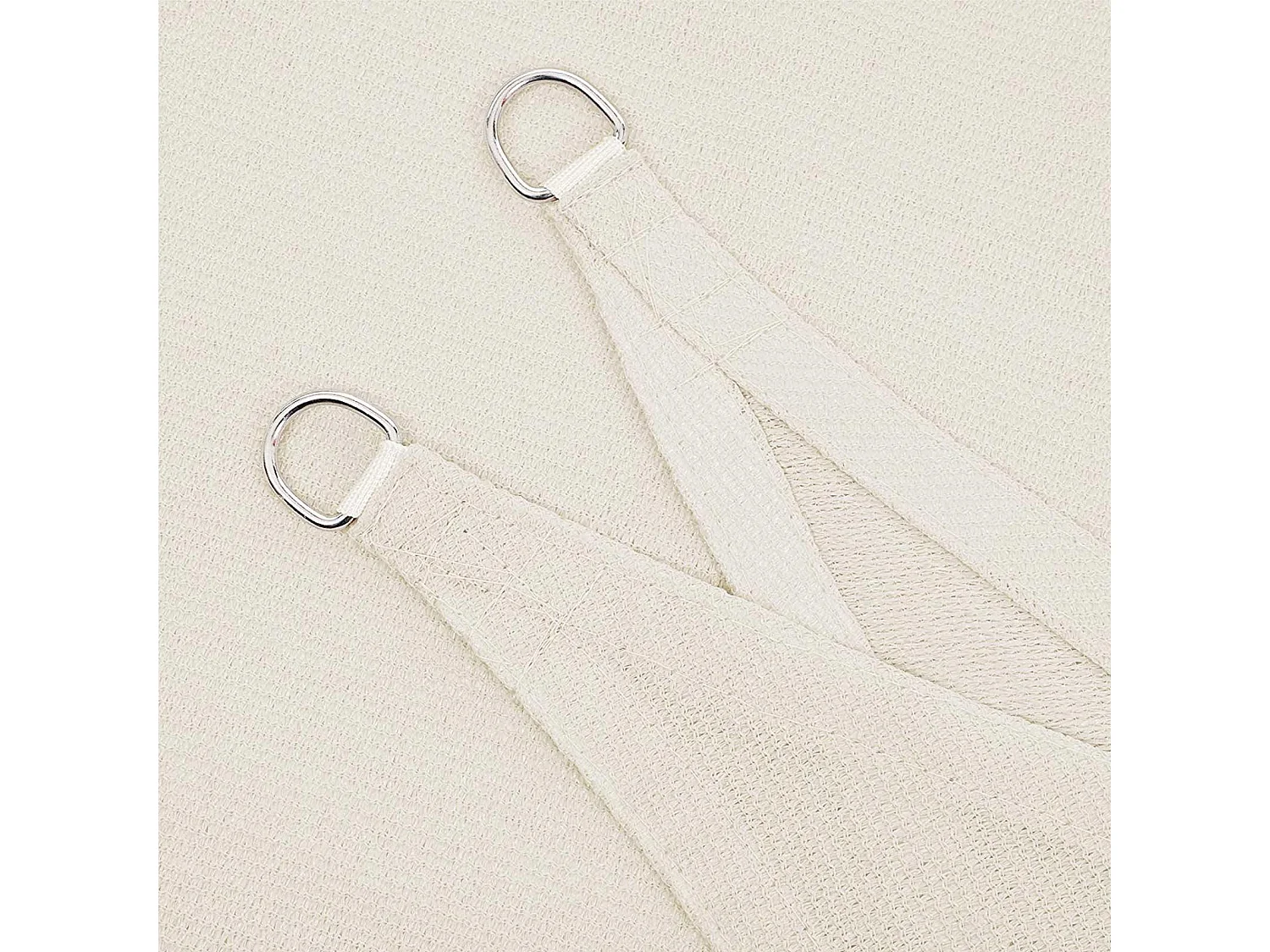 Sombra HDPE proteção solar proteção anti UV respirável para o jardim a varanda respirável permeável à água 3 x 4 m bege 12_0001736