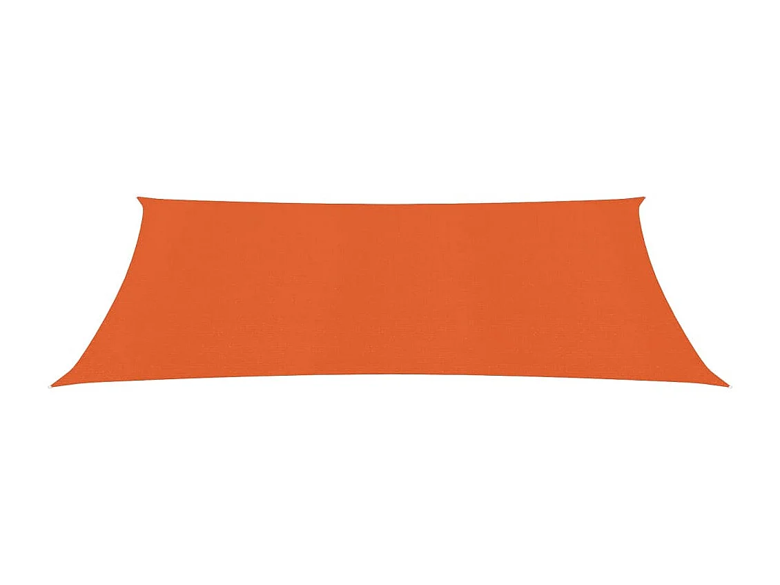 Sombra vela 160 g/m² laranja 2,5 x 5 m HDPE 02_0009233
