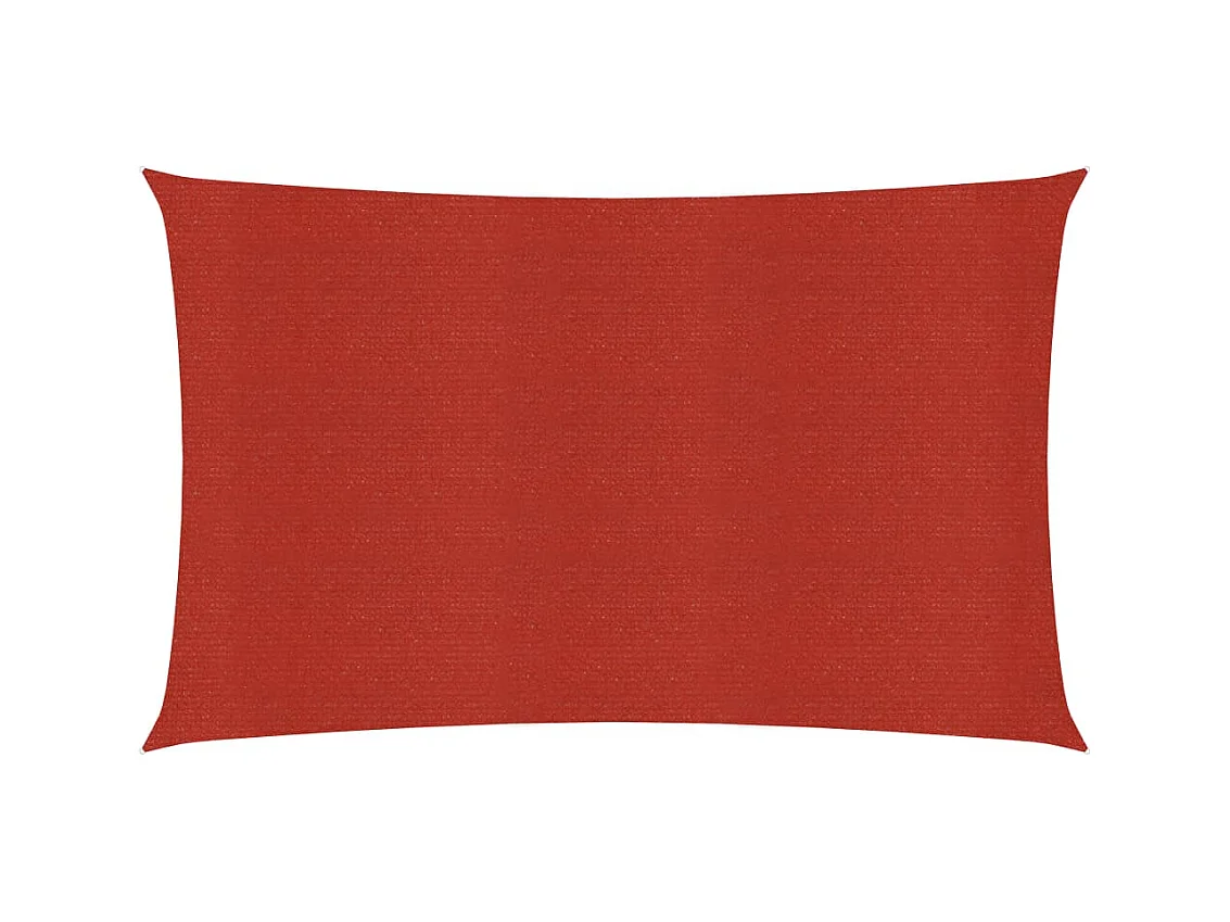 Vela in tessuto per ombrellone 160 g/m² rosso 3 x 5 m HDPE 02_0009272