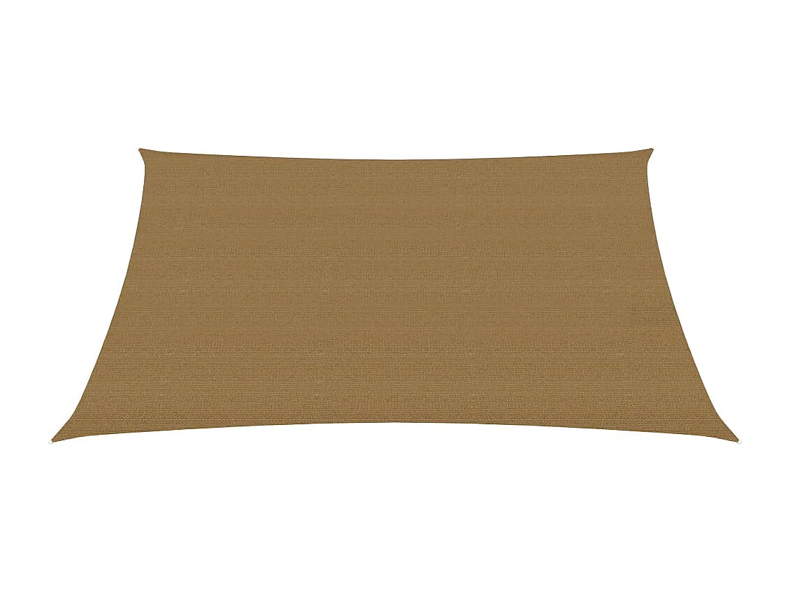 Vela de sombra 160 g/m² gris topo 3 x 4,5 m HDPE 02_0009315