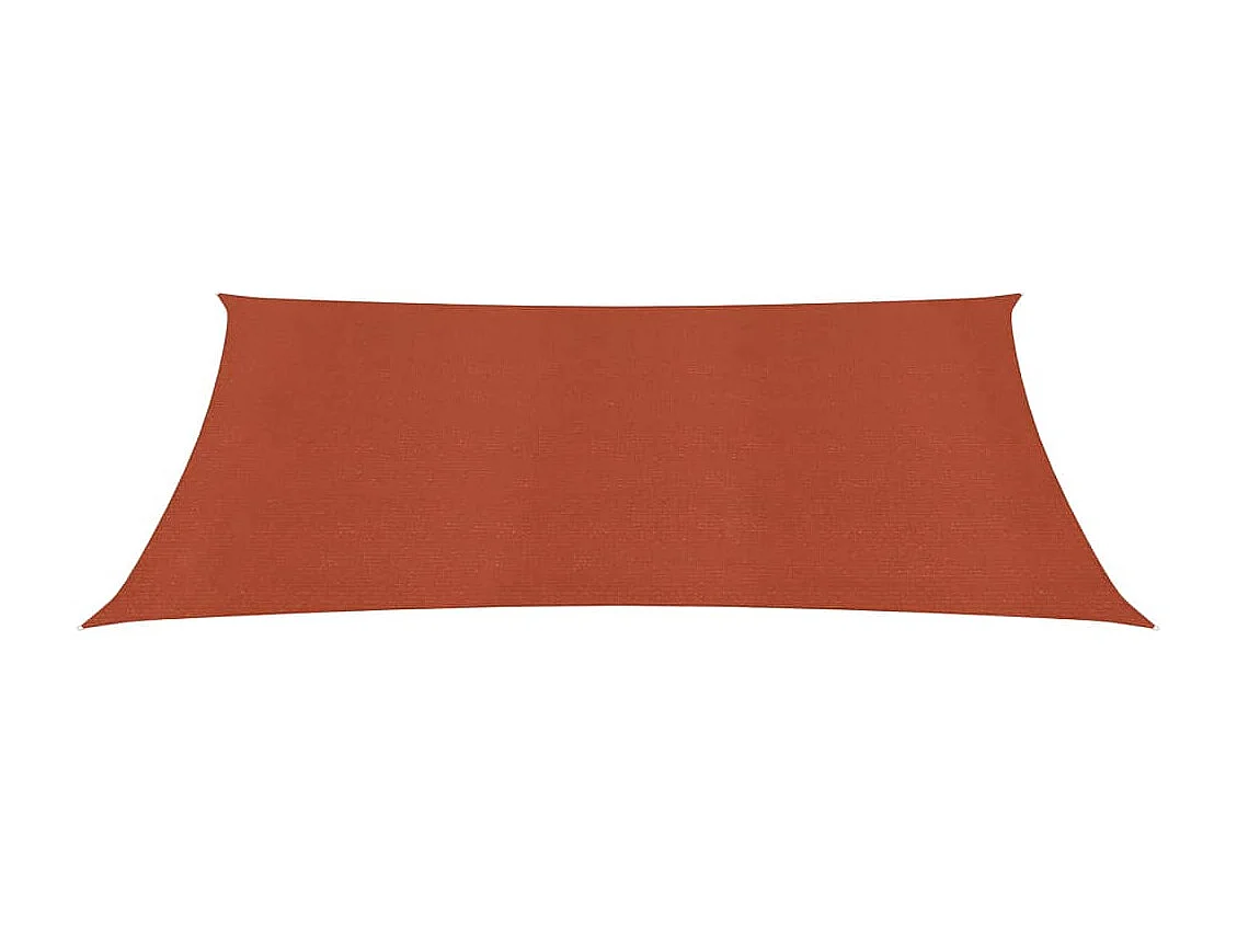 Vela in tessuto per ombrellone 160 g/m² terracotta 2,5 x 4,5 m HDPE 02_0009339