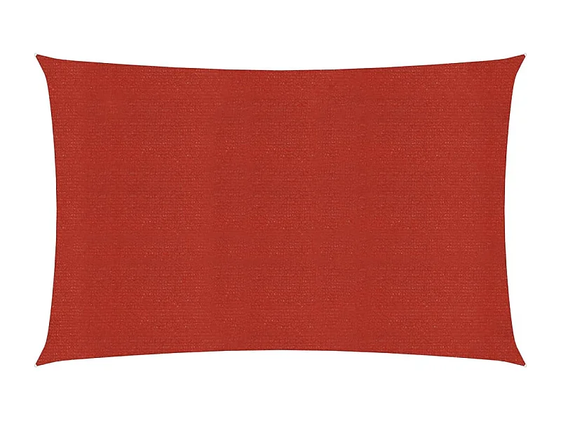Vela de sombra para sombrilla 160 g/m² rojo 2 x 5 m HDPE 02_0009258