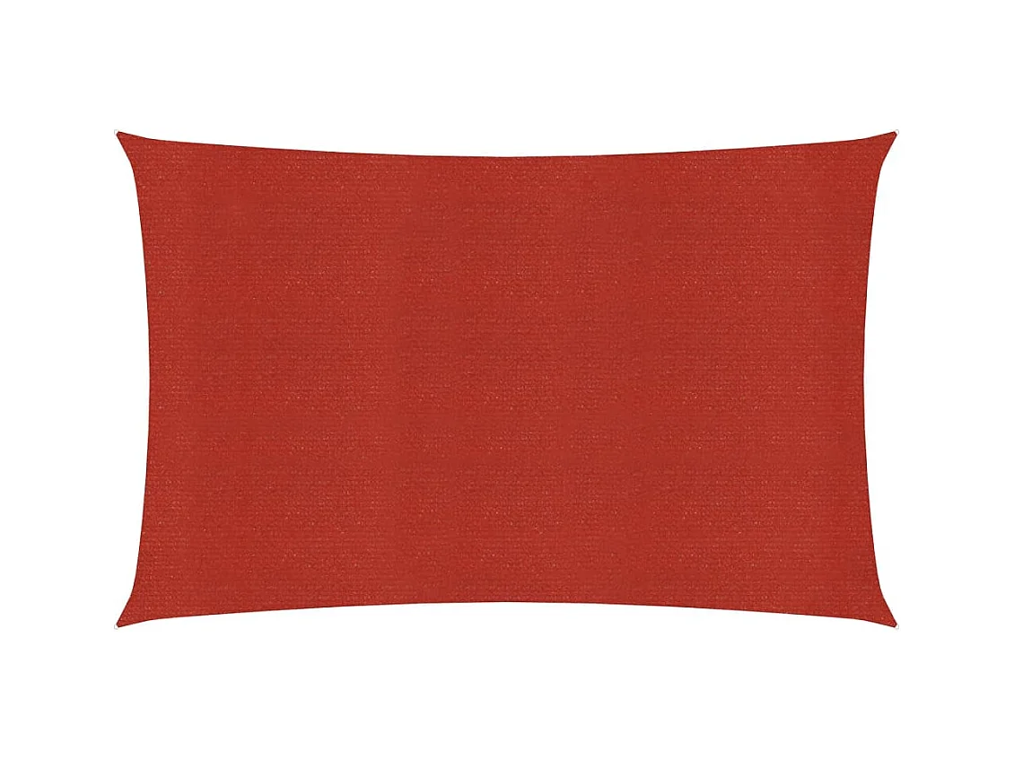 Vela in tessuto per ombrellone 160 g/m² rosso 2 x 5 m HDPE 02_0009258