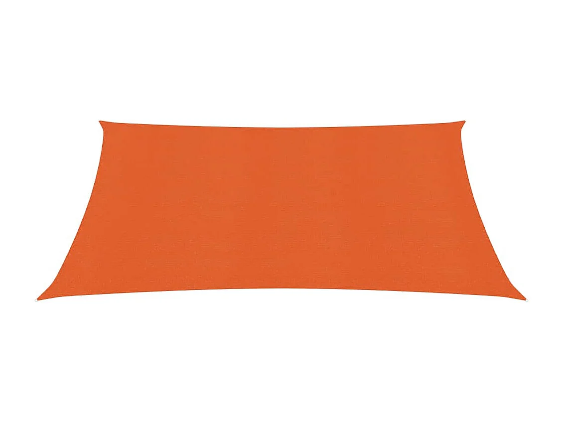 Vela de sombra para sombrilla 160 g/m² 2,5 x 3 m HDPE naranja 02_0009229