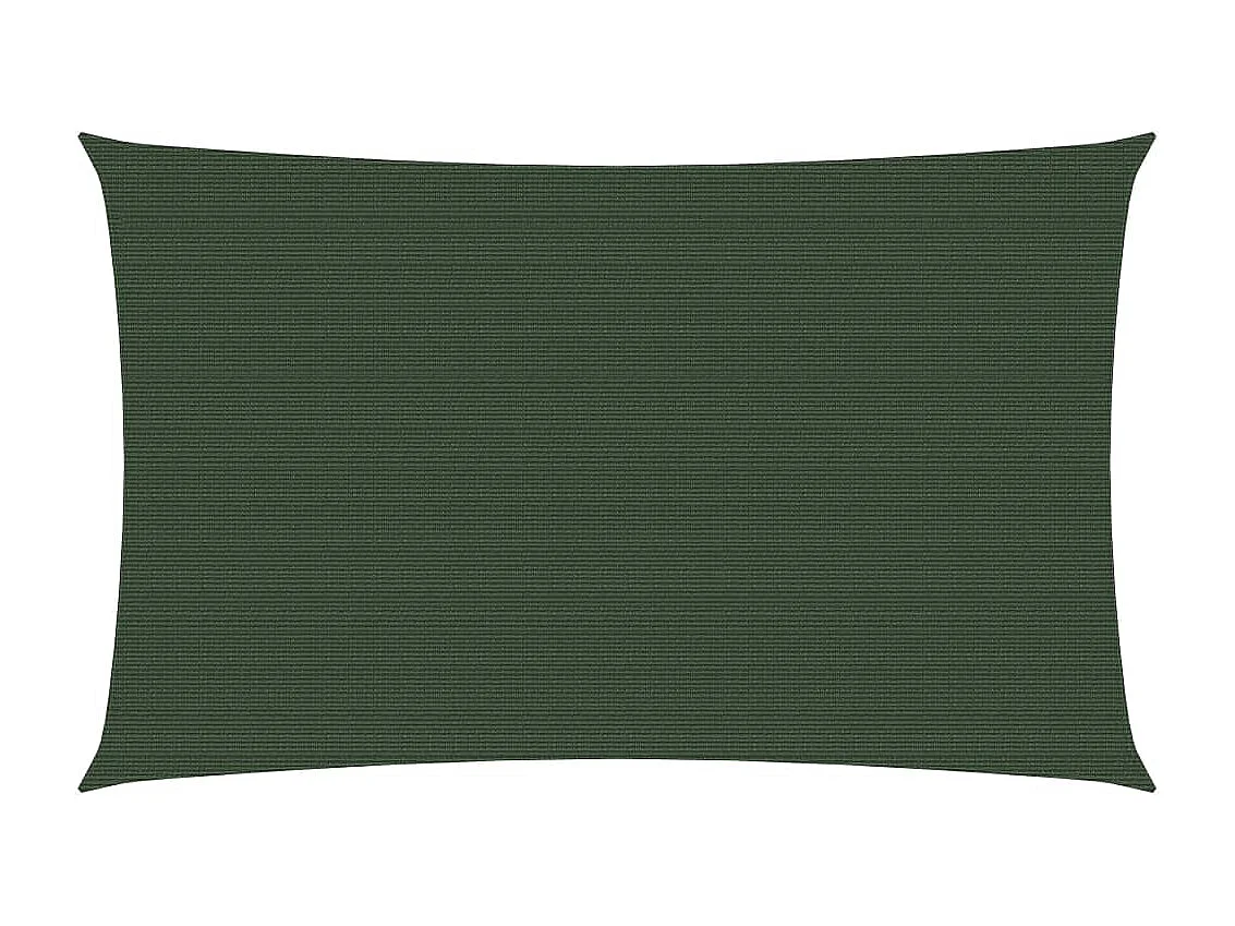Sombra vela 160 g/m² verde escuro 3,5 x 5 m HDPE 02_0009417