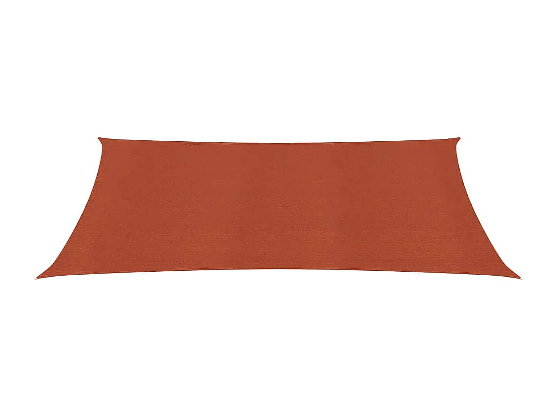 Vela ombreggiante 160 g/m² terracotta 3 x 4,5 m HDPE 02_0009348