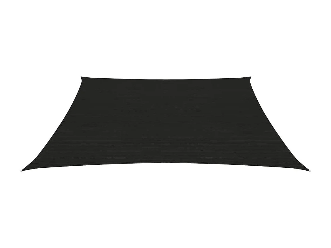 Vela ombreggiante 160 g/m² 2,5 x 3 m HDPE nero 02_0009183