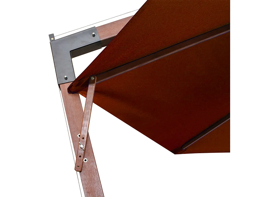 Sombrilla colgante con palo 3,5 x 2,9 m madera de abeto naranja 02_0008721