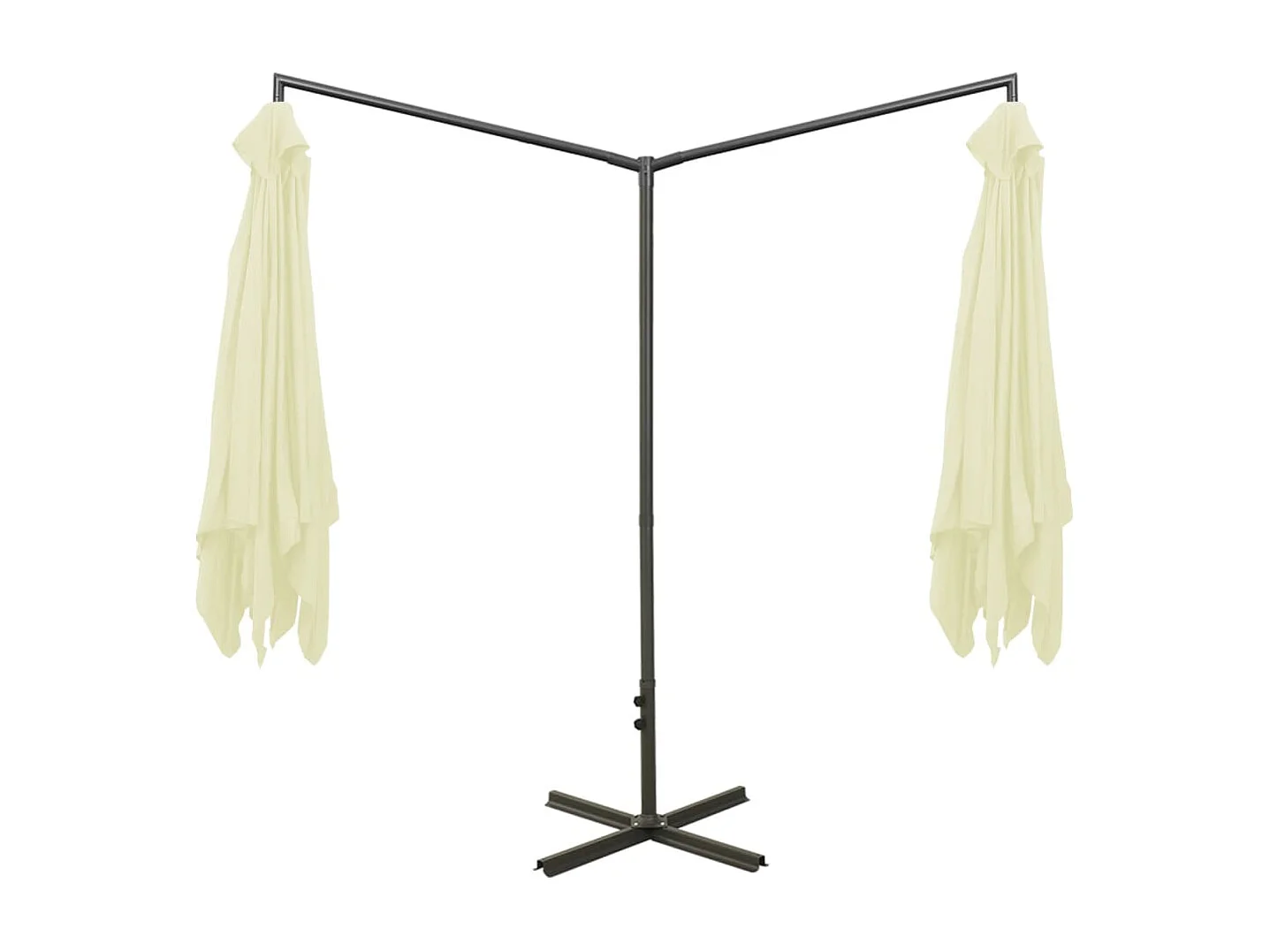 Parasol double avec mât 600 x 290 x 260 cm 02_0008432