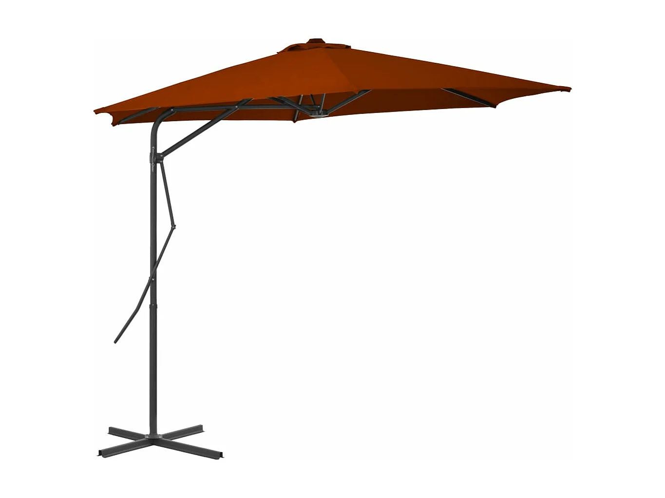 Parasol d'extérieur avec mât 300 x 300 x 230 cm 02_0008210