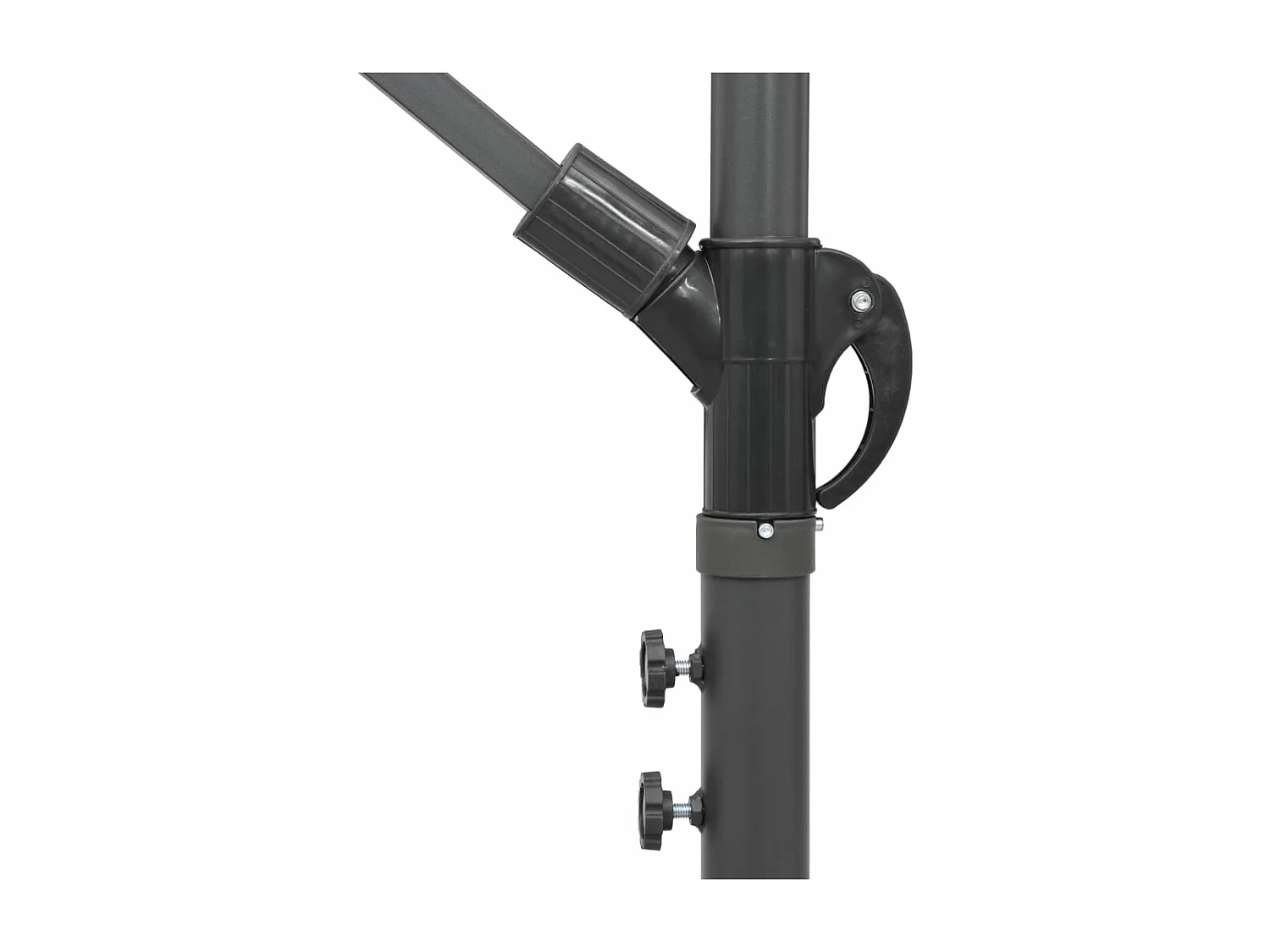 Parasol d'extérieur suspendu 3 aluminium noire 3 x 3 x 2.58 cm 02_0008726