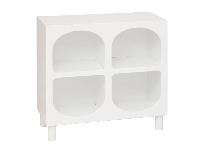 Commode Enfant 4 Niches "Tara" 76cm Blanc