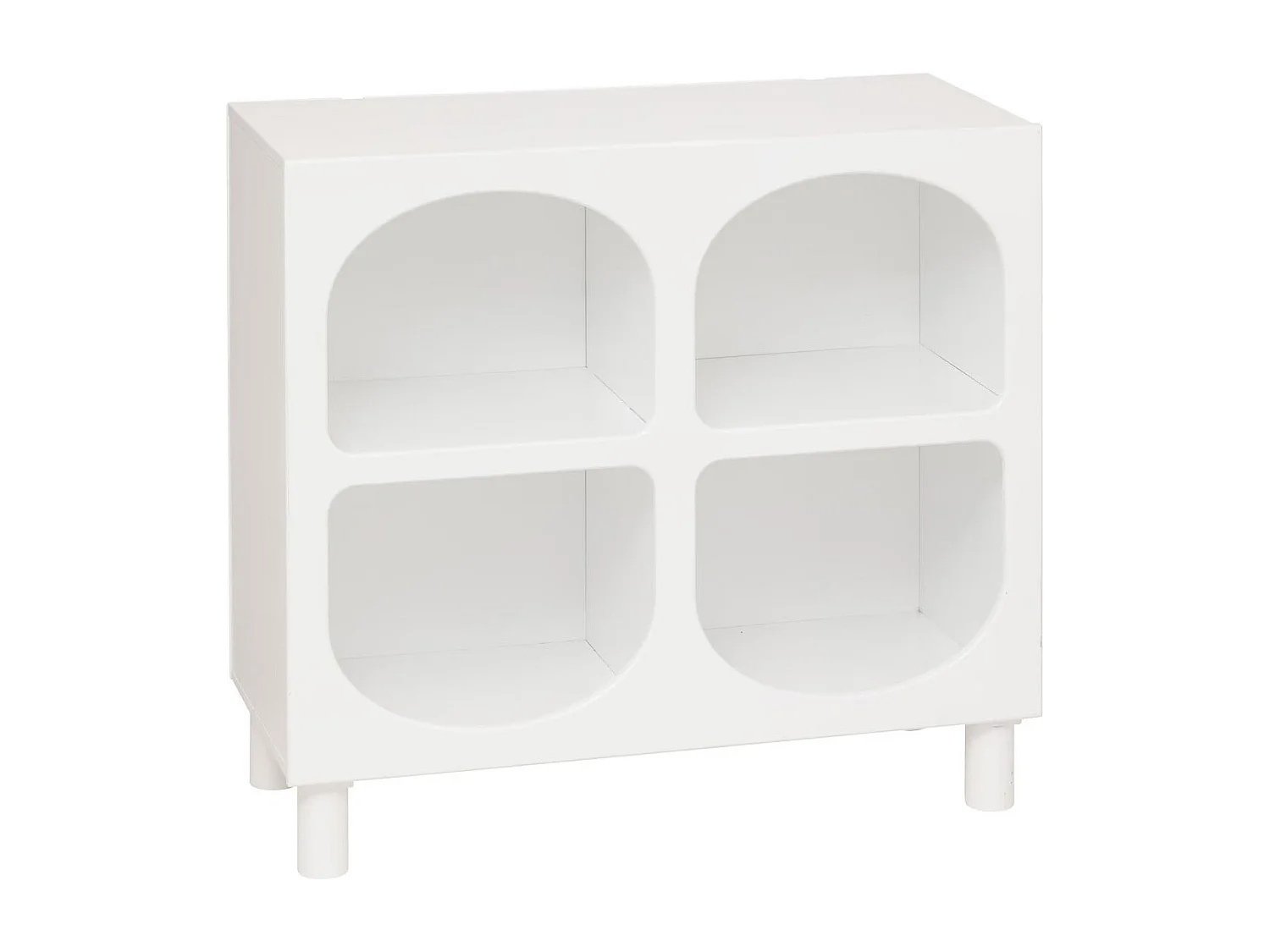 Commode Enfant 4 Niches "Tara" 76cm Blanc