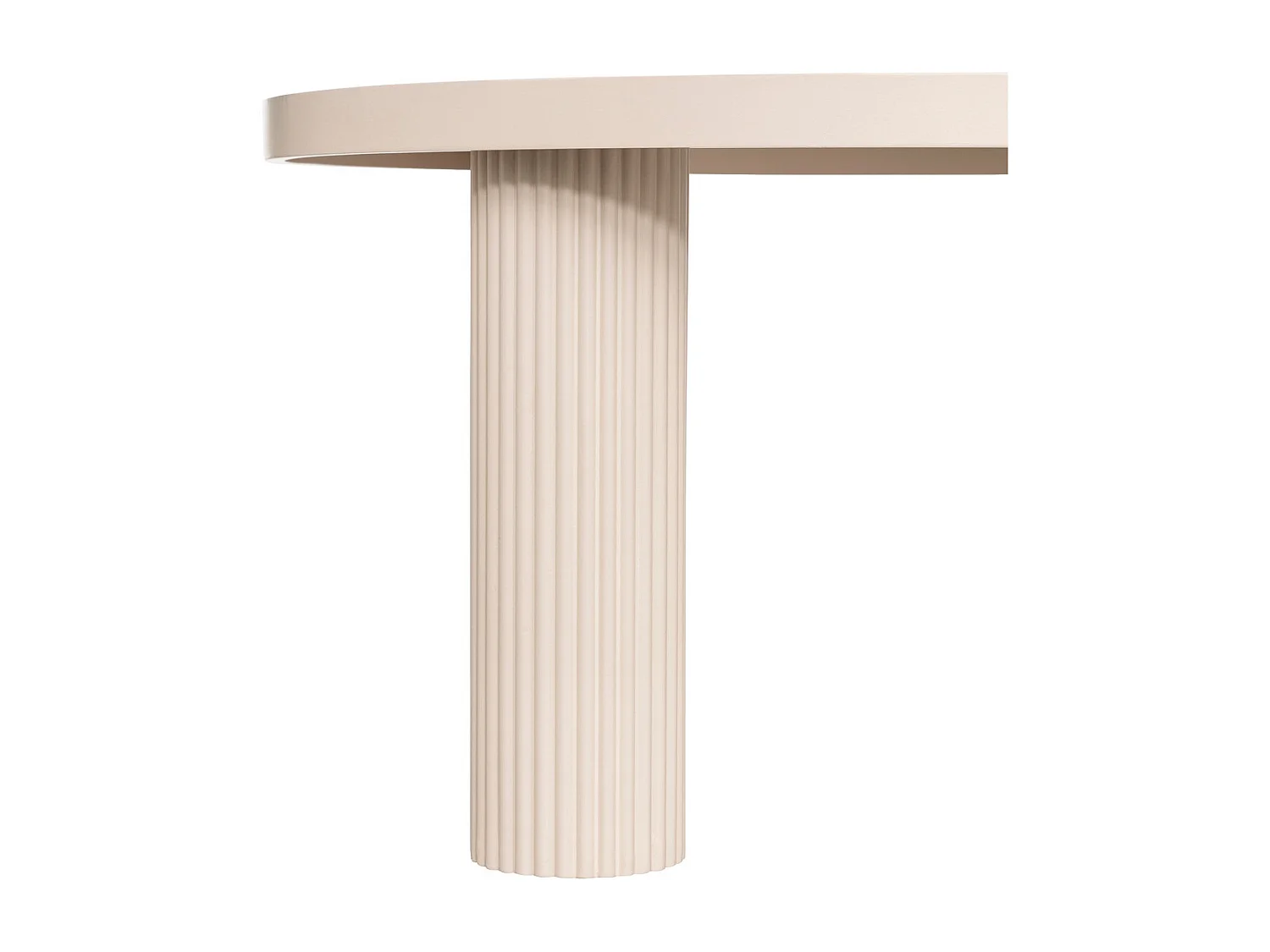 Table basse ronde en Bois Ivoire  D. 70 x H. 35 cm