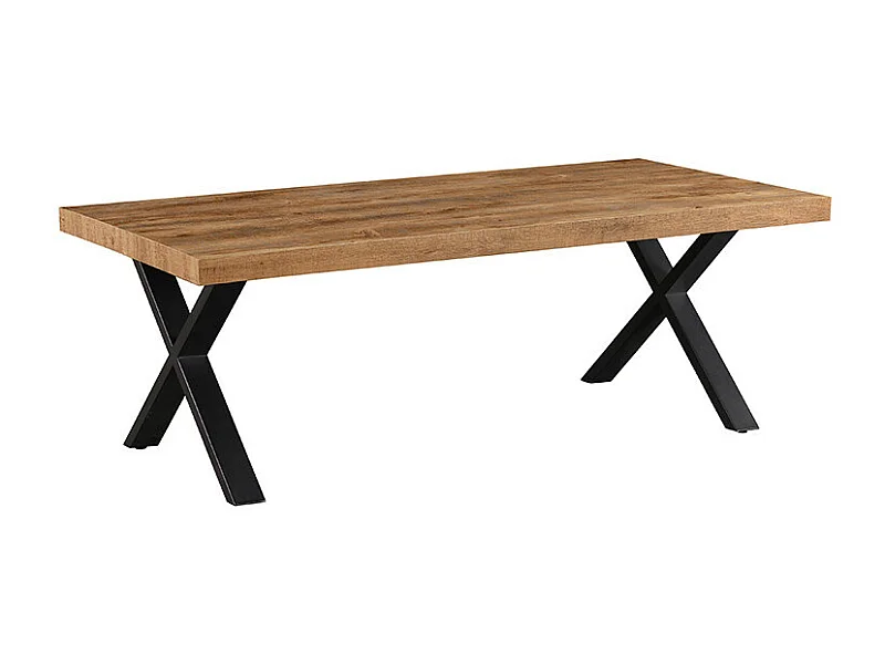 Table basse 130 cm pieds X Edouard