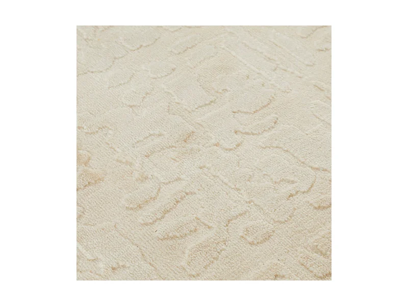 Tapis Déco Motifs en Relief "Row" 100x150cm Beige
