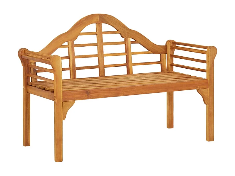 Panca da giardino mobili da giardino per esterni terrazza 125 cm in legno massello di acacia 02_0011231