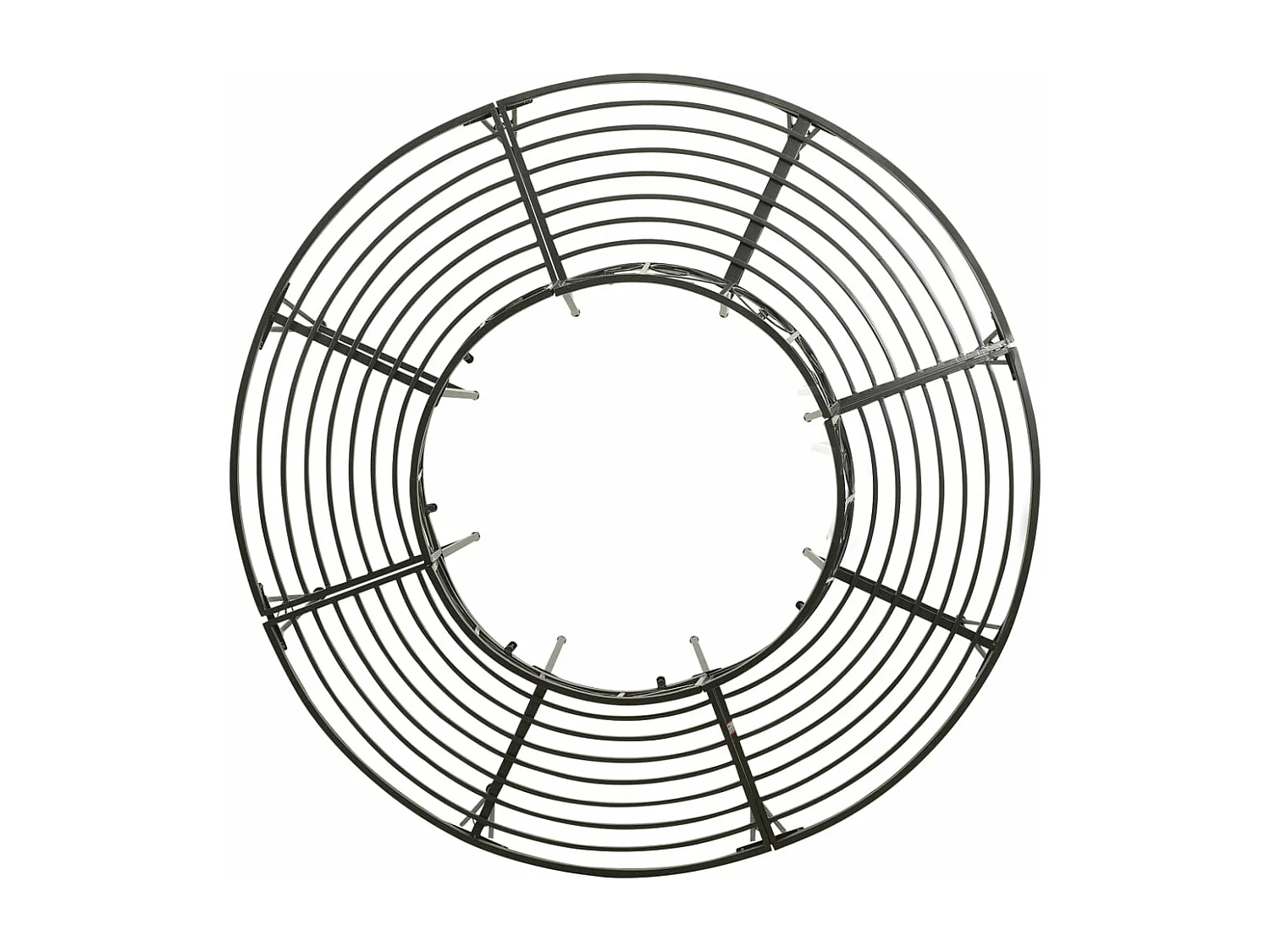 Banc de jardin meuble argenté 160 x 160 x 89 cm 02_0011118