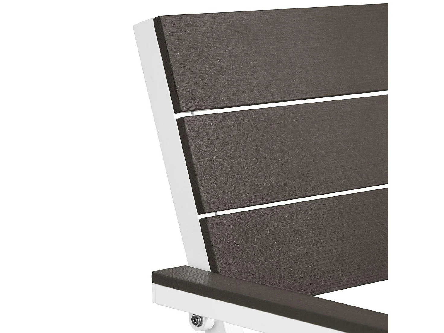 Banco de jardim para 2 pessoas para uso externo alumínio 129 cm cinza branco 08_0000249