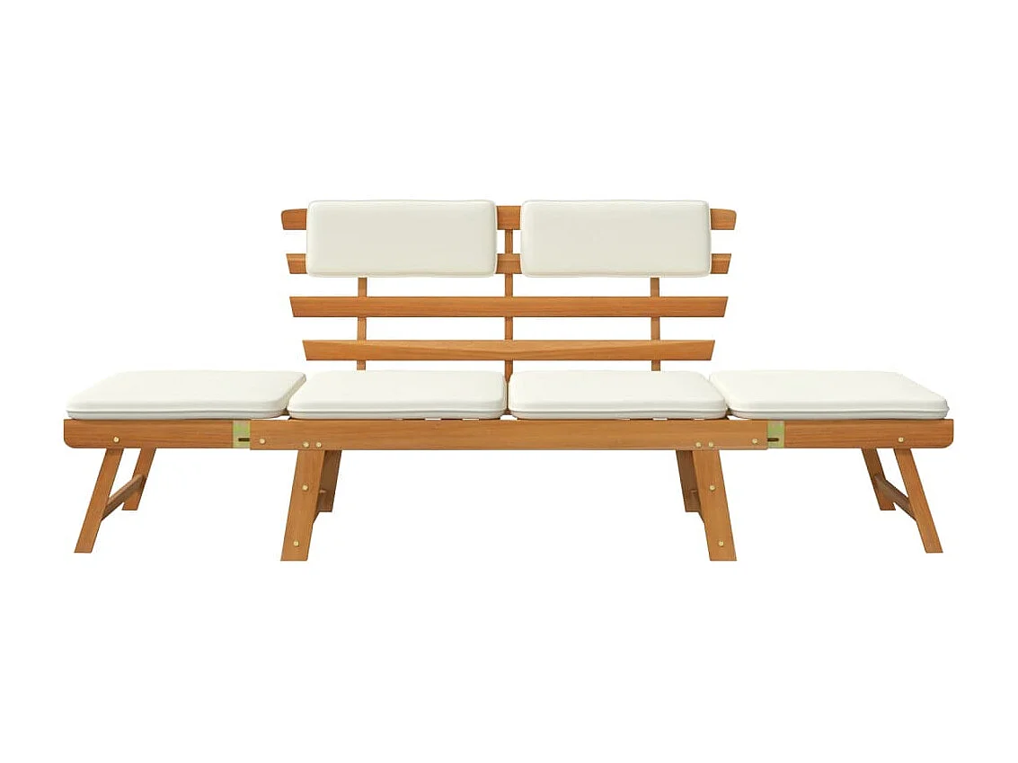 Banc de jardin 190 bois marron 155 x 68 x 74 cm 02_0011596