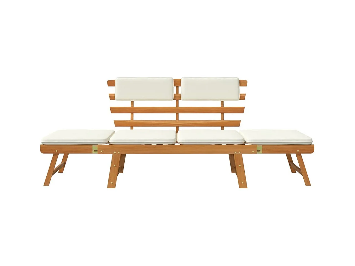 Banc de jardin 190 bois marron 155 x 68 x 74 cm 02_0011596