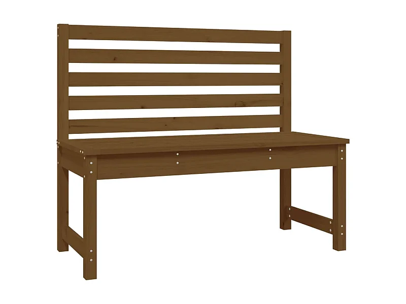 Banc de jardin meuble bois marron 109 x 48 x 91.5 cm 02_0011741