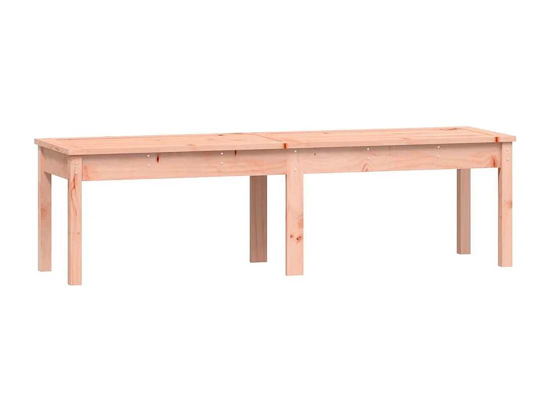 Banco de jardín Muebles de exterior para terraza terraza de 2 plazas 159,5 x 44 x 45 cm madera maciza de abeto Douglas 02_0011767